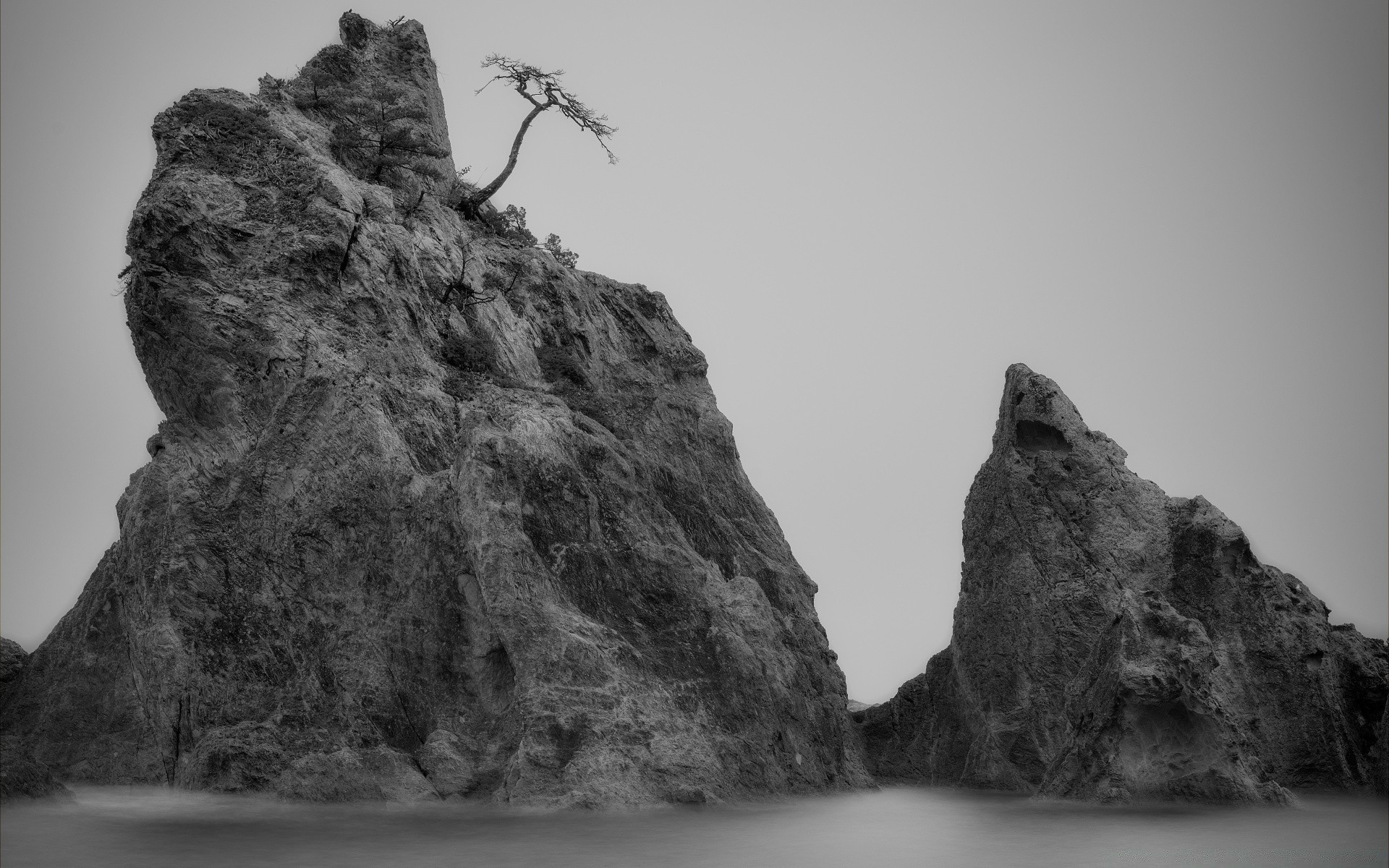 blanco y negro roca naturaleza paisaje montañas viajes al aire libre cielo madera piedra