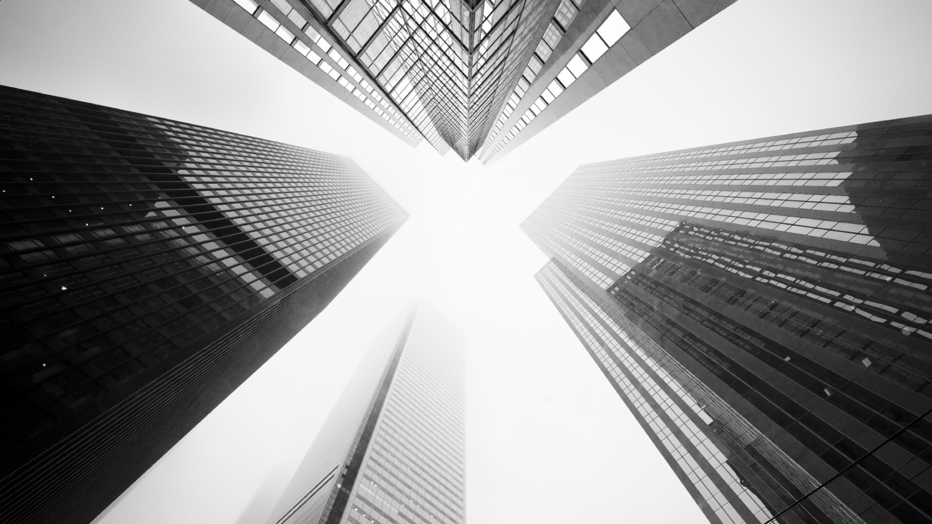 schwarz-weiß architektur perspektive futuristisch glas fenster wirtschaft stadt stahl büro monochrom haus licht schritt modern urban drinnen modern innenstadt reflexion