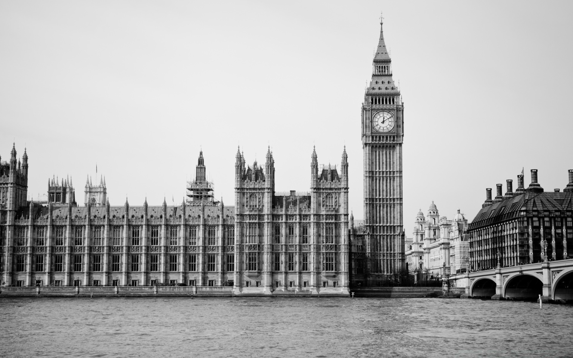 black and white architecture building tower city travel administration parliament landmark peasant unite kingdom old sky gothic urban outdoors skyline river town