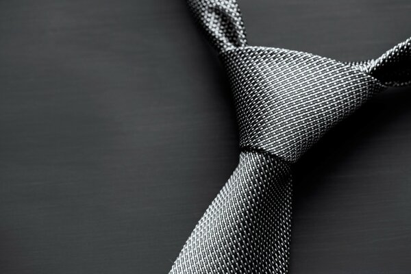 Tie on a solid background close-up