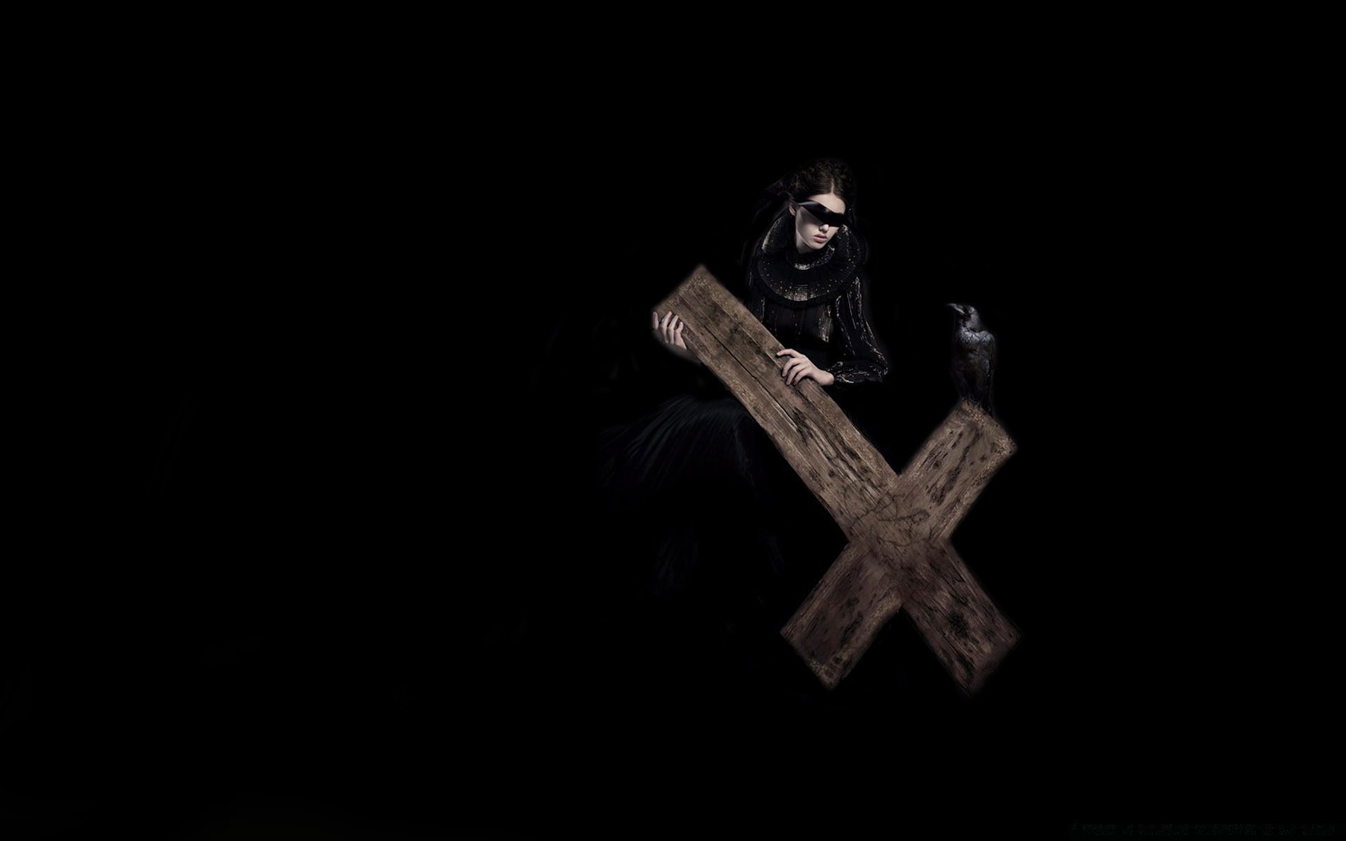 schwarz kreuz eins erwachsener religion mann dunkel kunst waffe porträt schatten gott skulptur licht