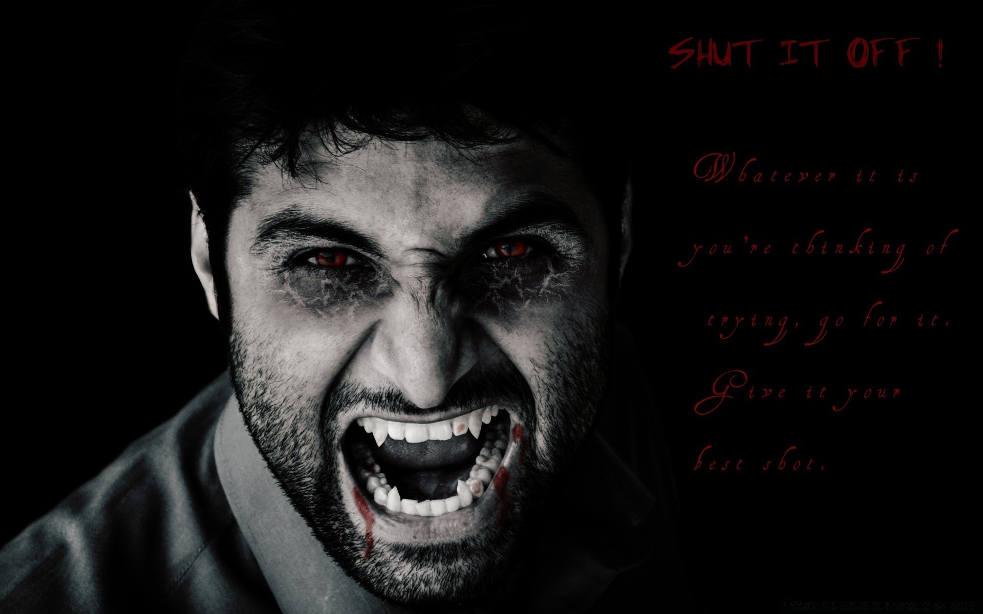 preto horror vicioso dia das bruxas assustador escuro zumbi retrato homem assustador medo arrogante assustador sangrento monstro sangue pesadelo zangado vampiro adulto