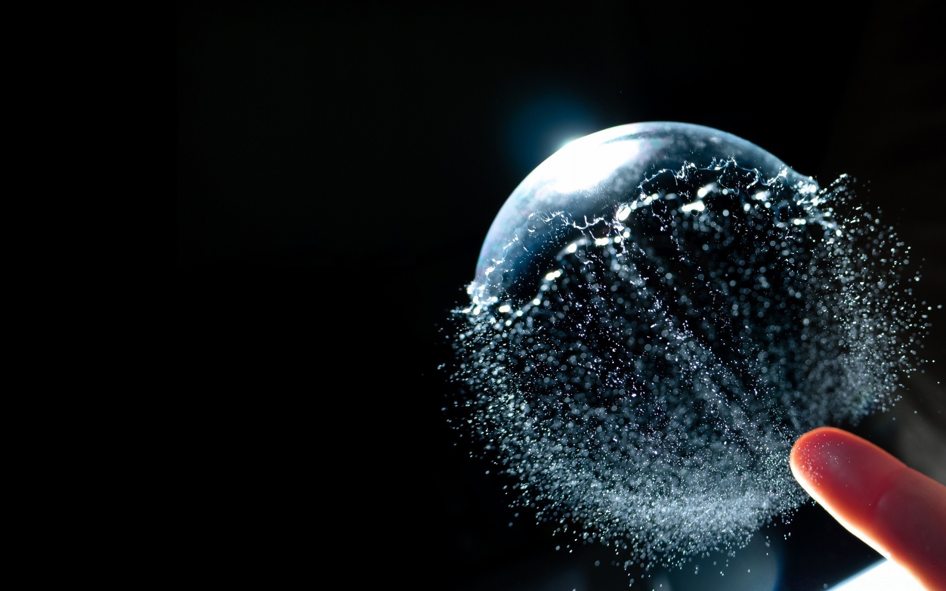 bokeh lune sombre eau astronomie un nature bureau science planète flou alimentaire