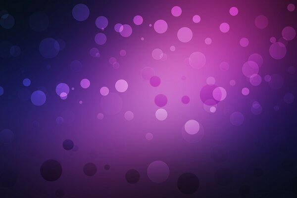 Bright purple circles on a lighted purple background