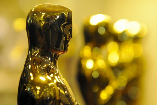 Oscar-Statuette aus Gold