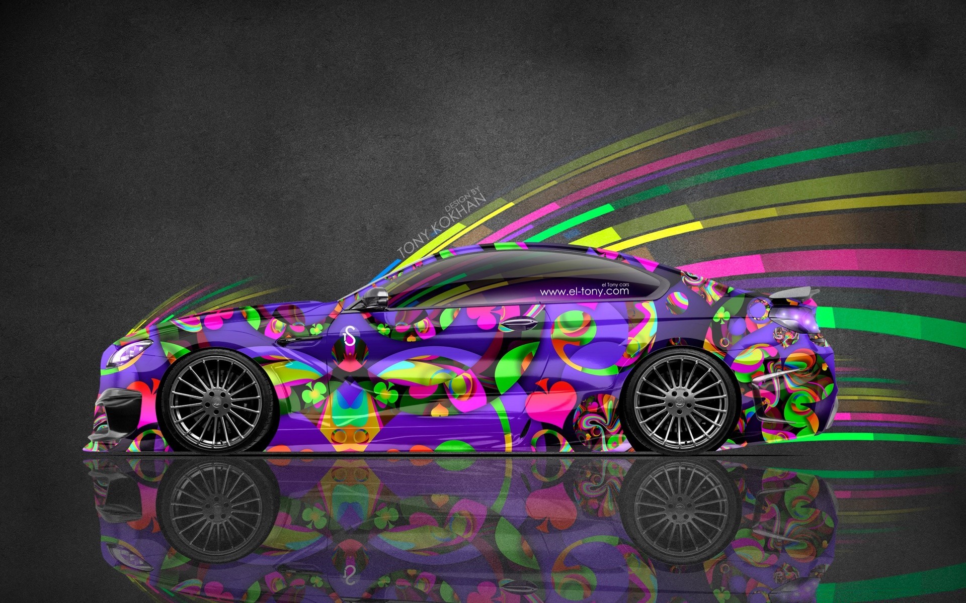 pintura brillante diseño ruedas coche coche