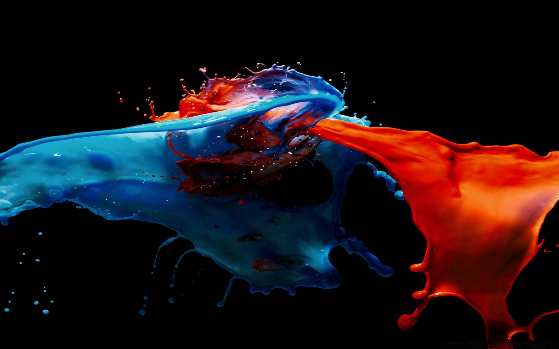 pintura brillante splash llama caliente