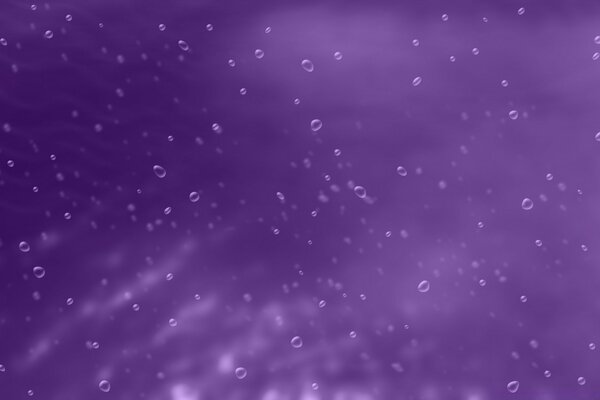 Bright bubbles on a purple background