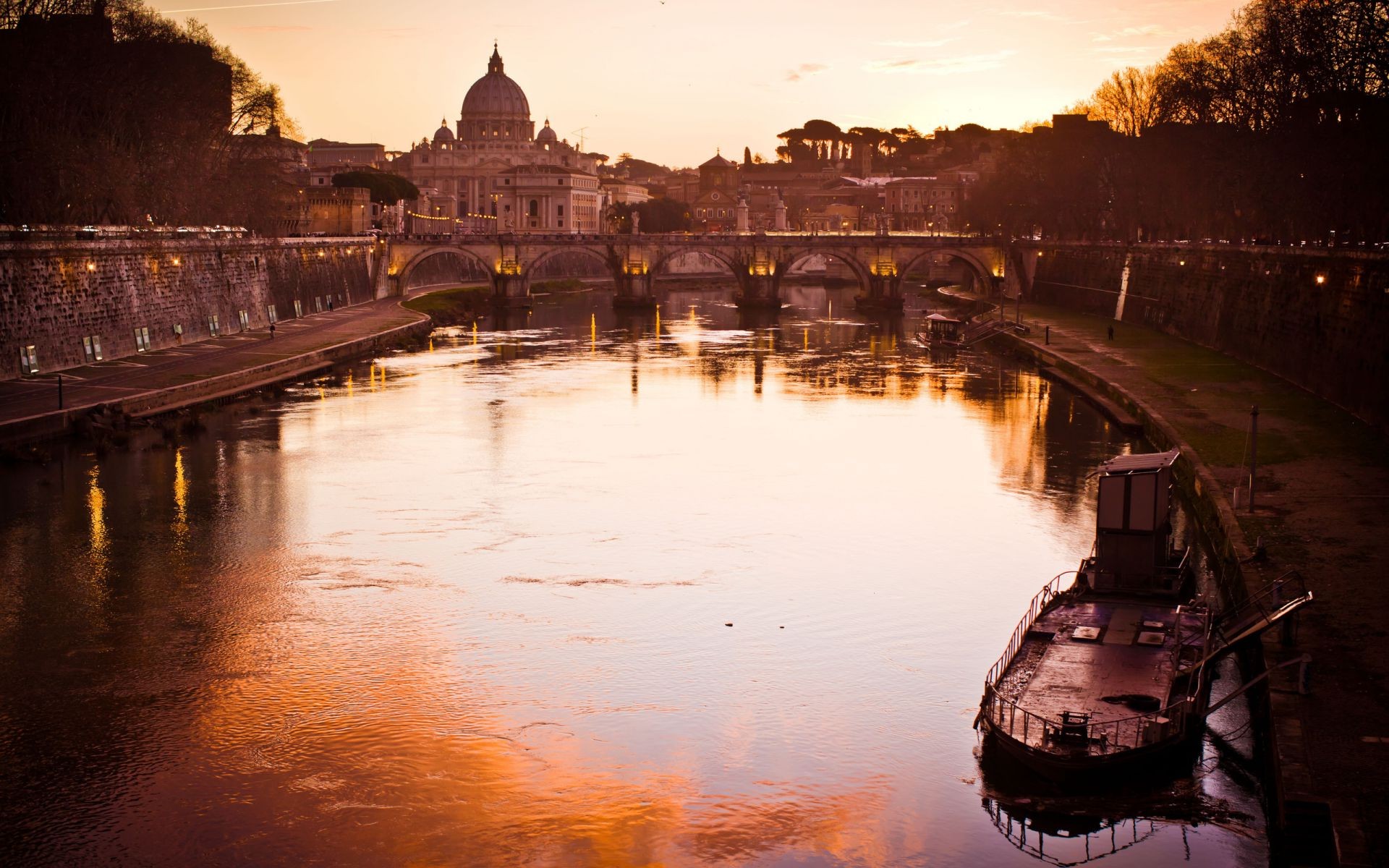 città acqua fiume riflessione ponte tramonto architettura alba viaggi sera crepuscolo canale casa lago luce all aperto cielo