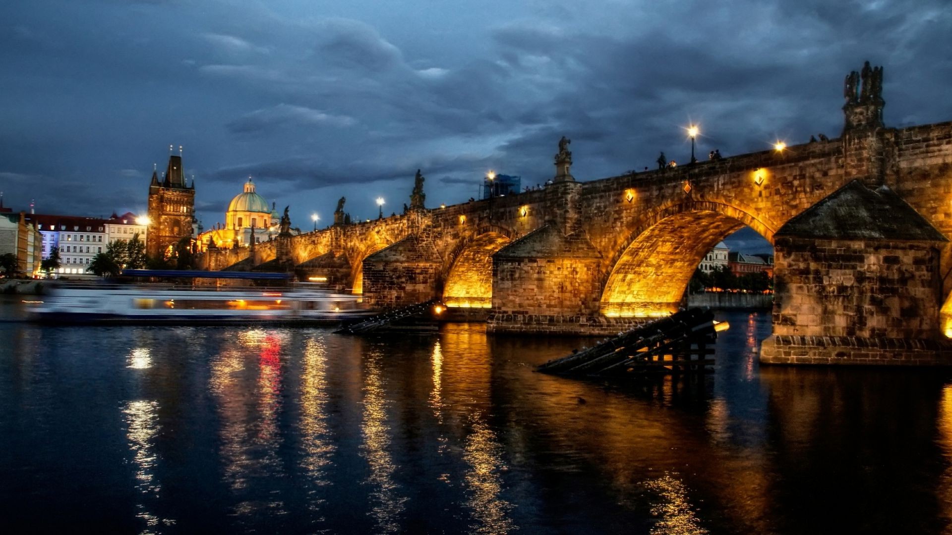 stadt architektur fluss wasser sonnenuntergang reisen brücke reflexion dämmerung himmel haus abend stadt kirche im freien