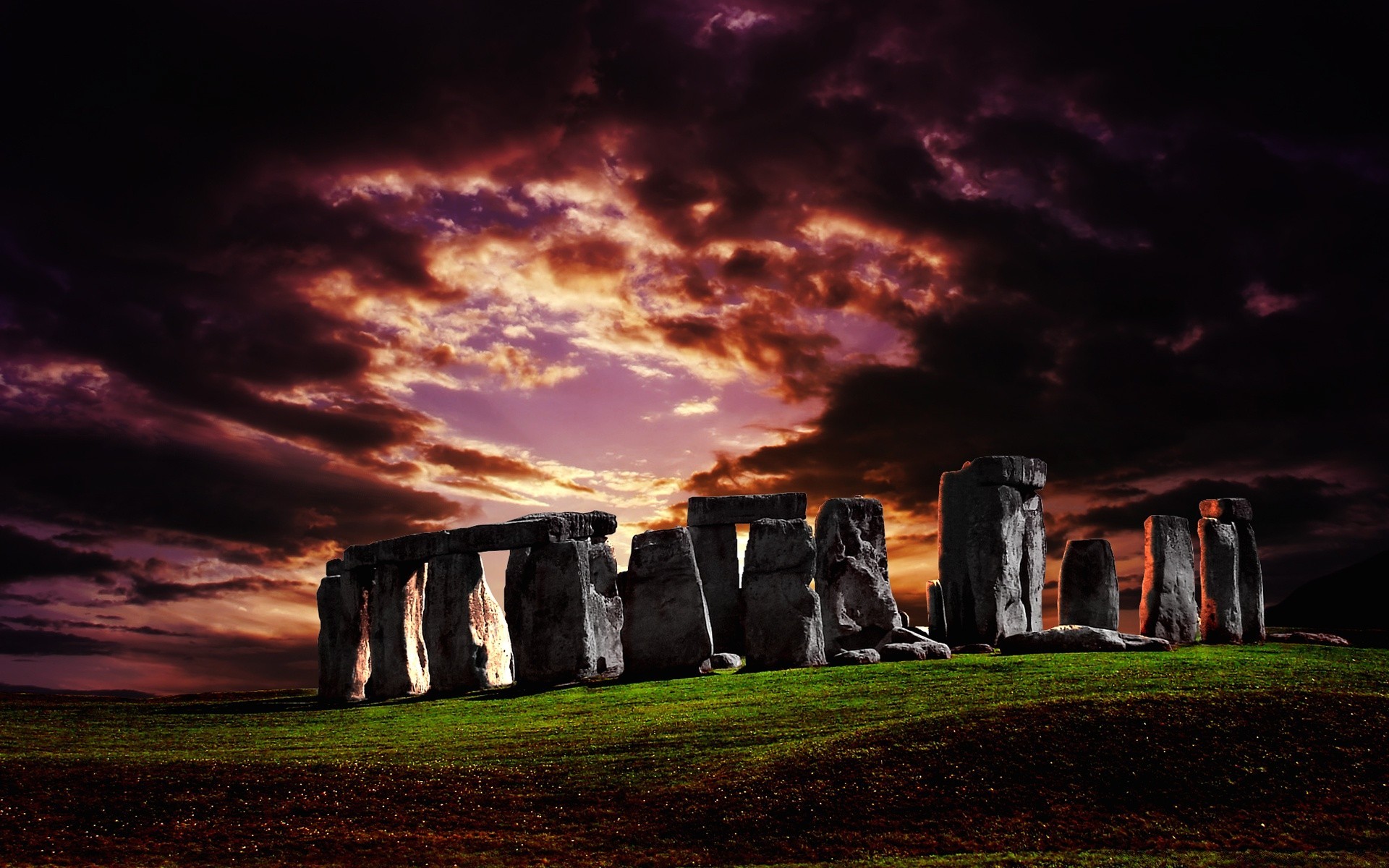 kreativ sonnenuntergang abend dämmerung himmel im freien landschaft dämmerung licht gras reisen megalith