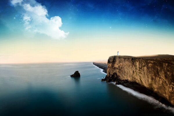 Cape of Good Hope towards the light