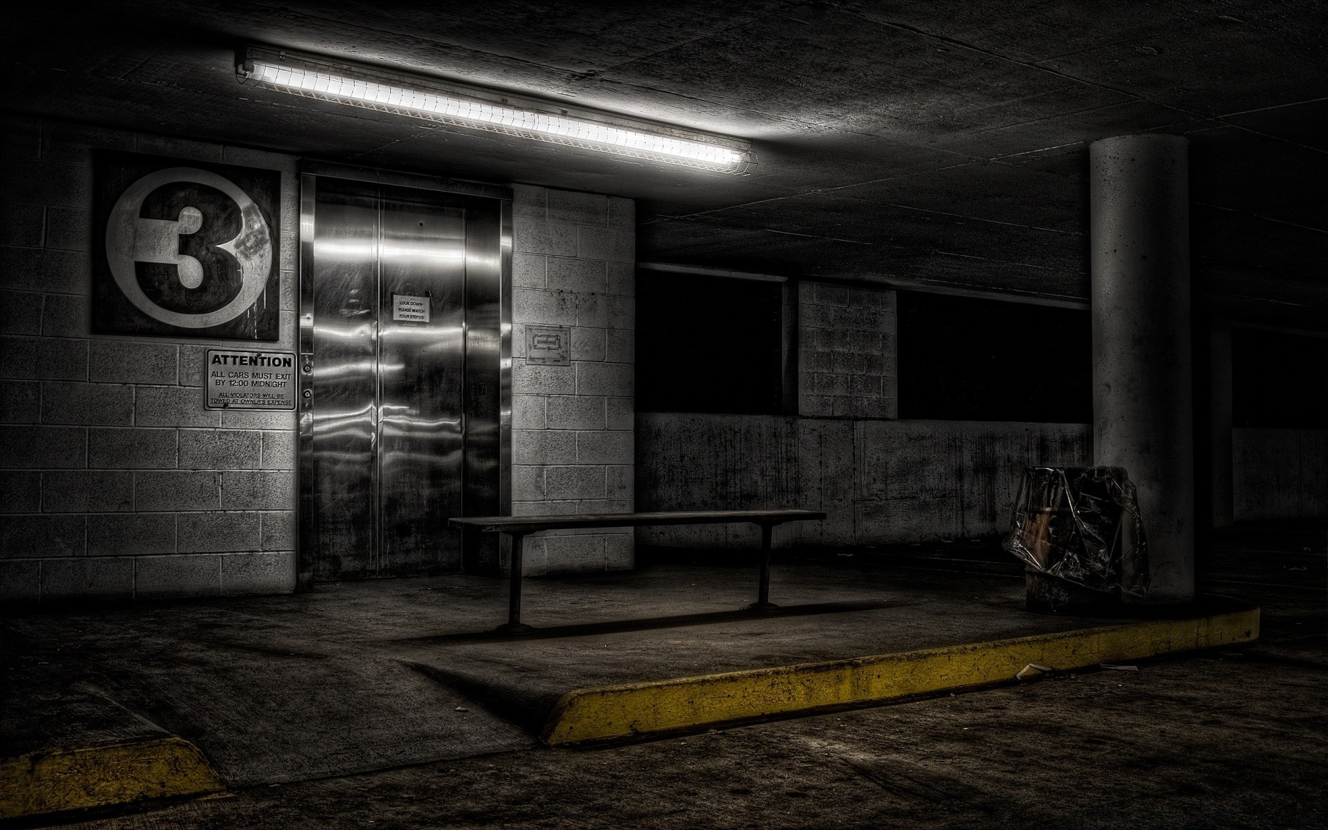 creative abandoned light street warehouse urban architecture graffiti dark tube empty building indoors room city vintage