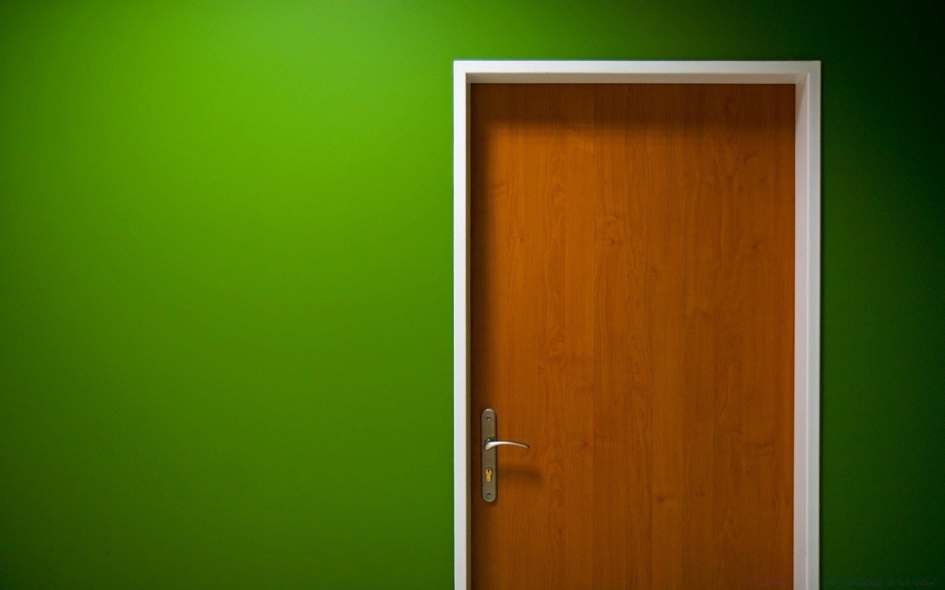 creative wood wall empty door