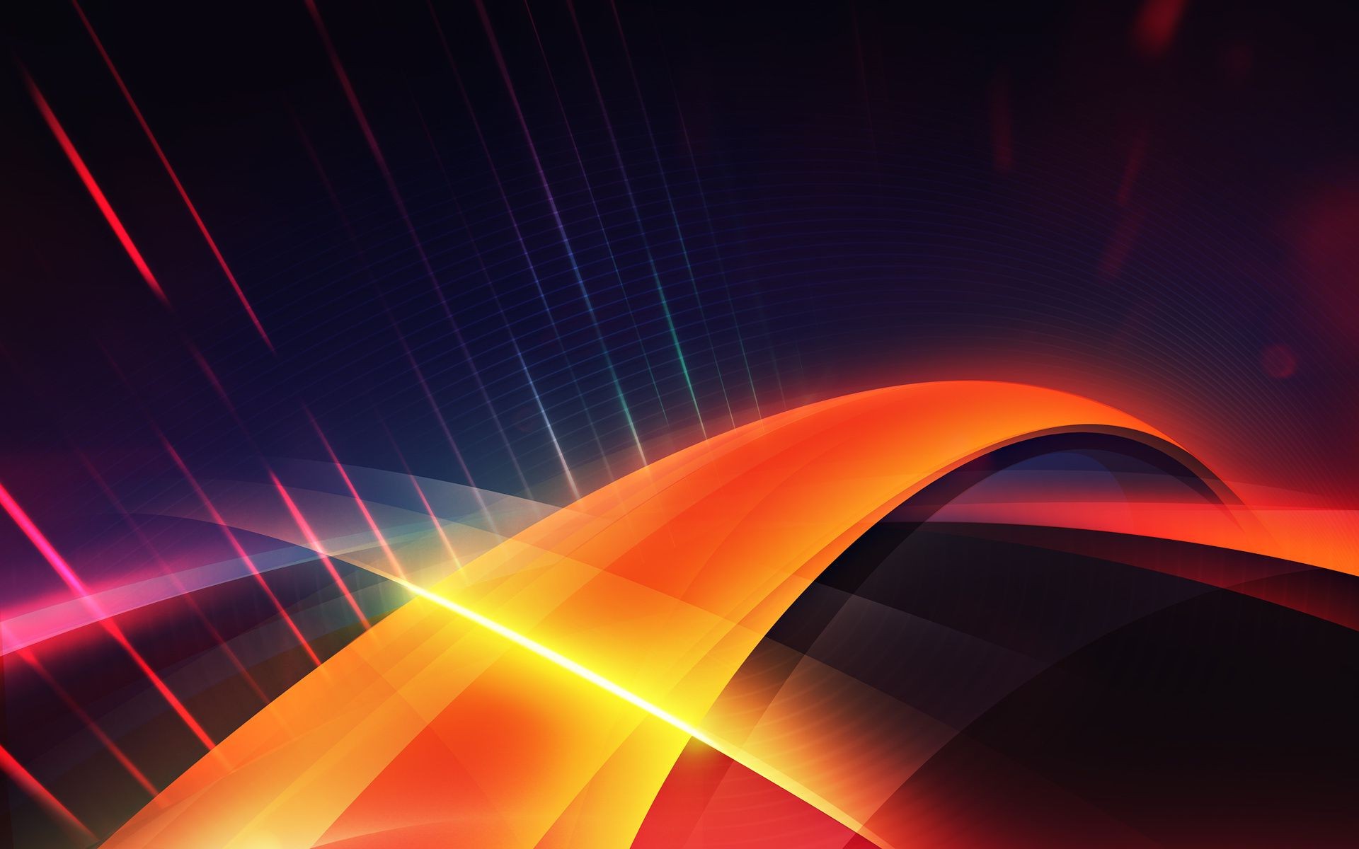 abstract dynamic motion fractal blur light energy wallpaper futuristic art line