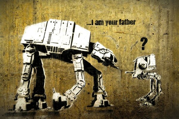 The Imperial Walker says I am your father