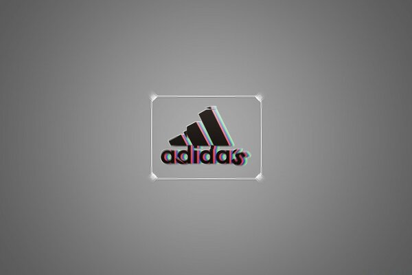 Logotipo estilizado de Adidas en vector