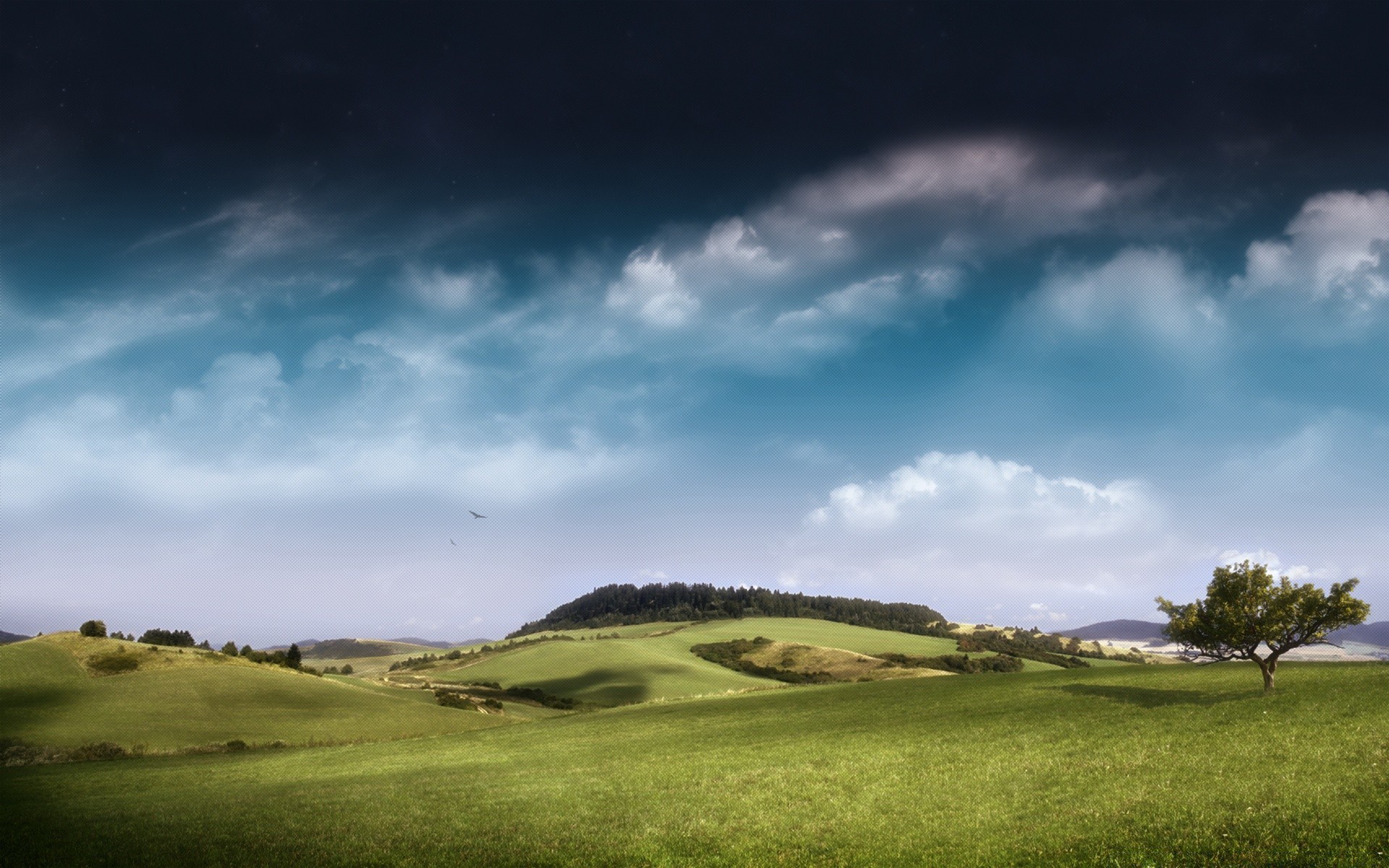 creative landscape grass sky nature golf countryside outdoors tree agriculture summer rural cloud field pasture hill farm travel