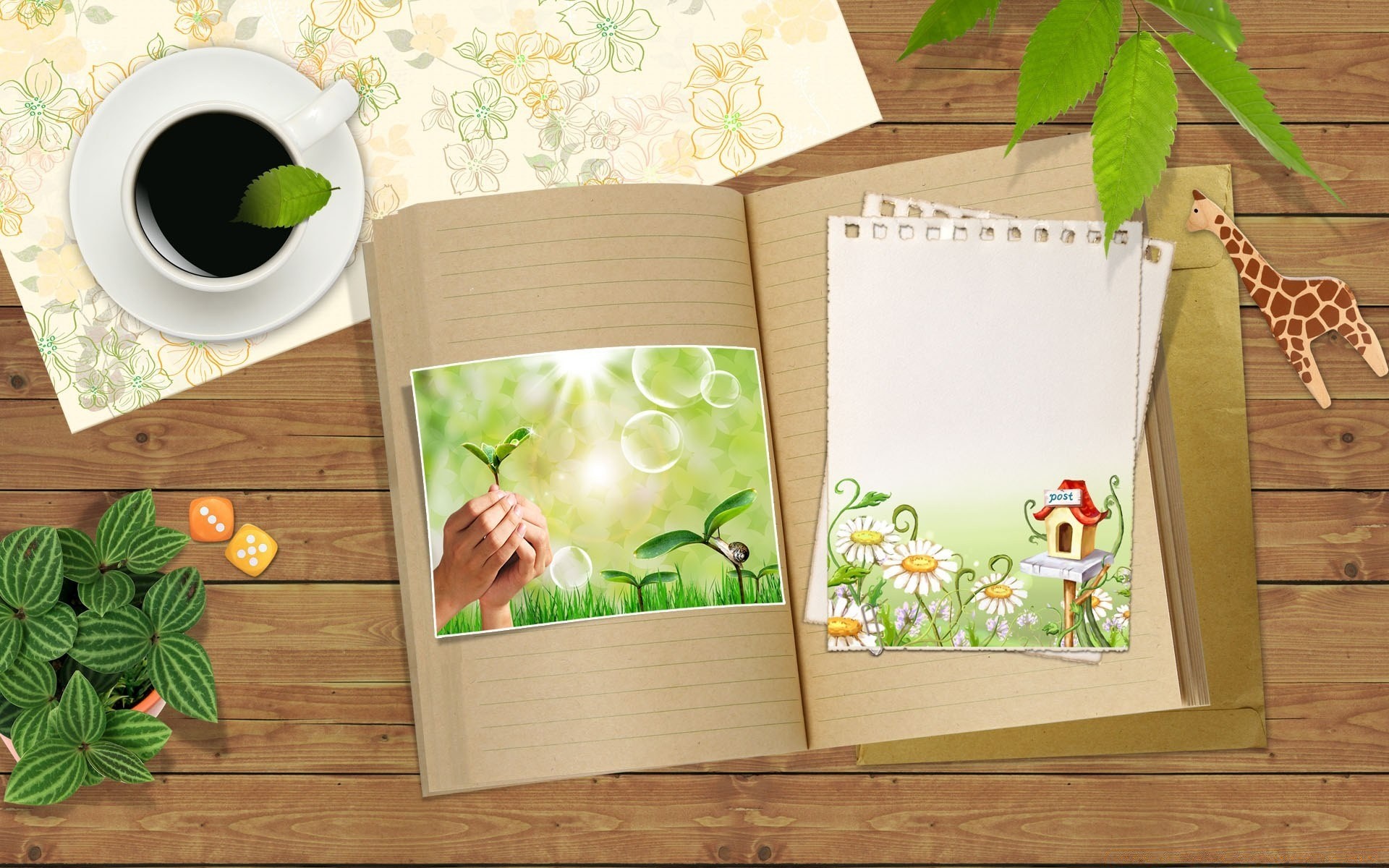 креатив древесины лист деревянные цветок природа бумага флора таблица