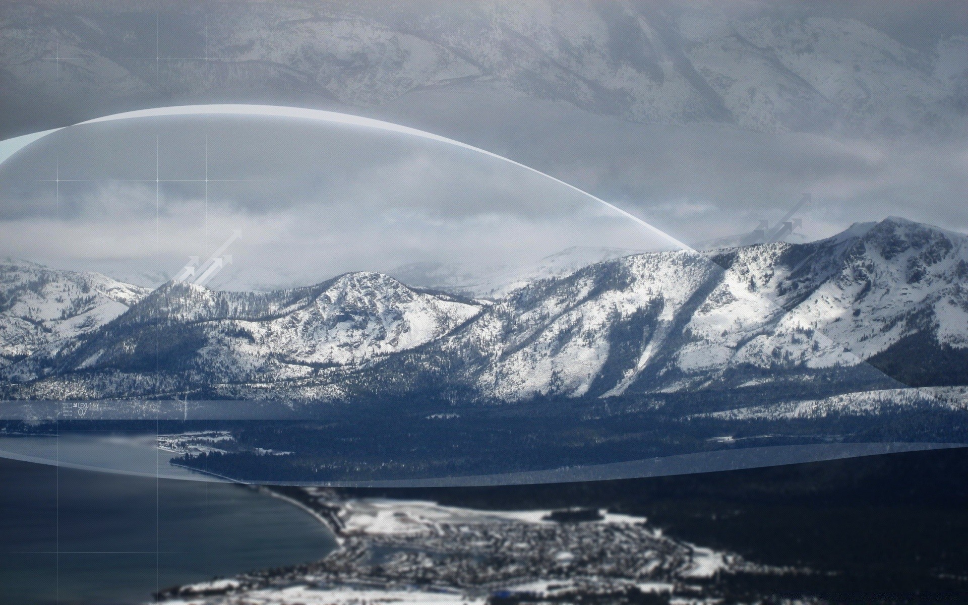 créatif eau neige montagne voyage paysage lac à l extérieur nature glace brouillard hiver ciel volcan