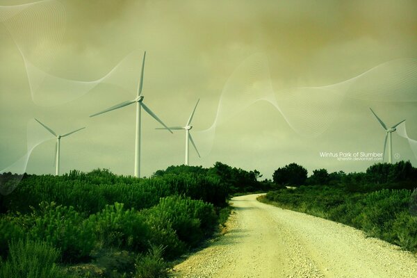 Moinhos de vento como fonte de energia