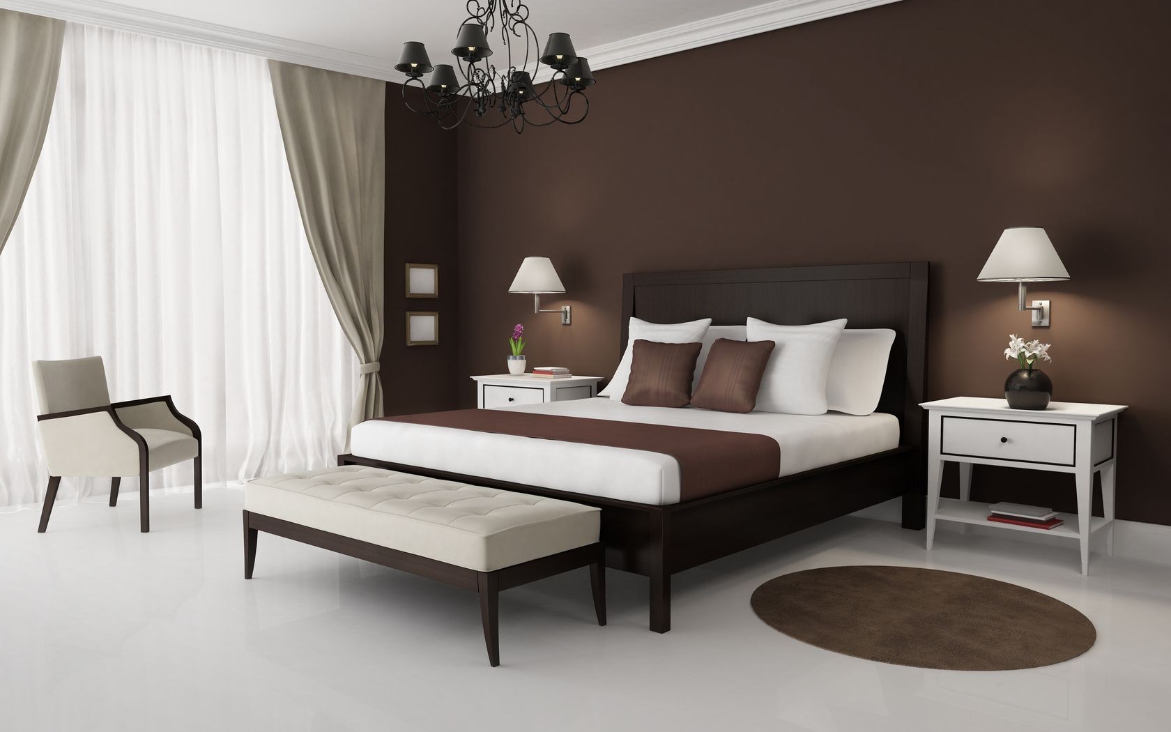 quarto mobília quarto lâmpada tapete design de interiores mesa moderna cadeira dentro de casa cama sofá travesseiro apartamento lugar casa dentro chão luxo família