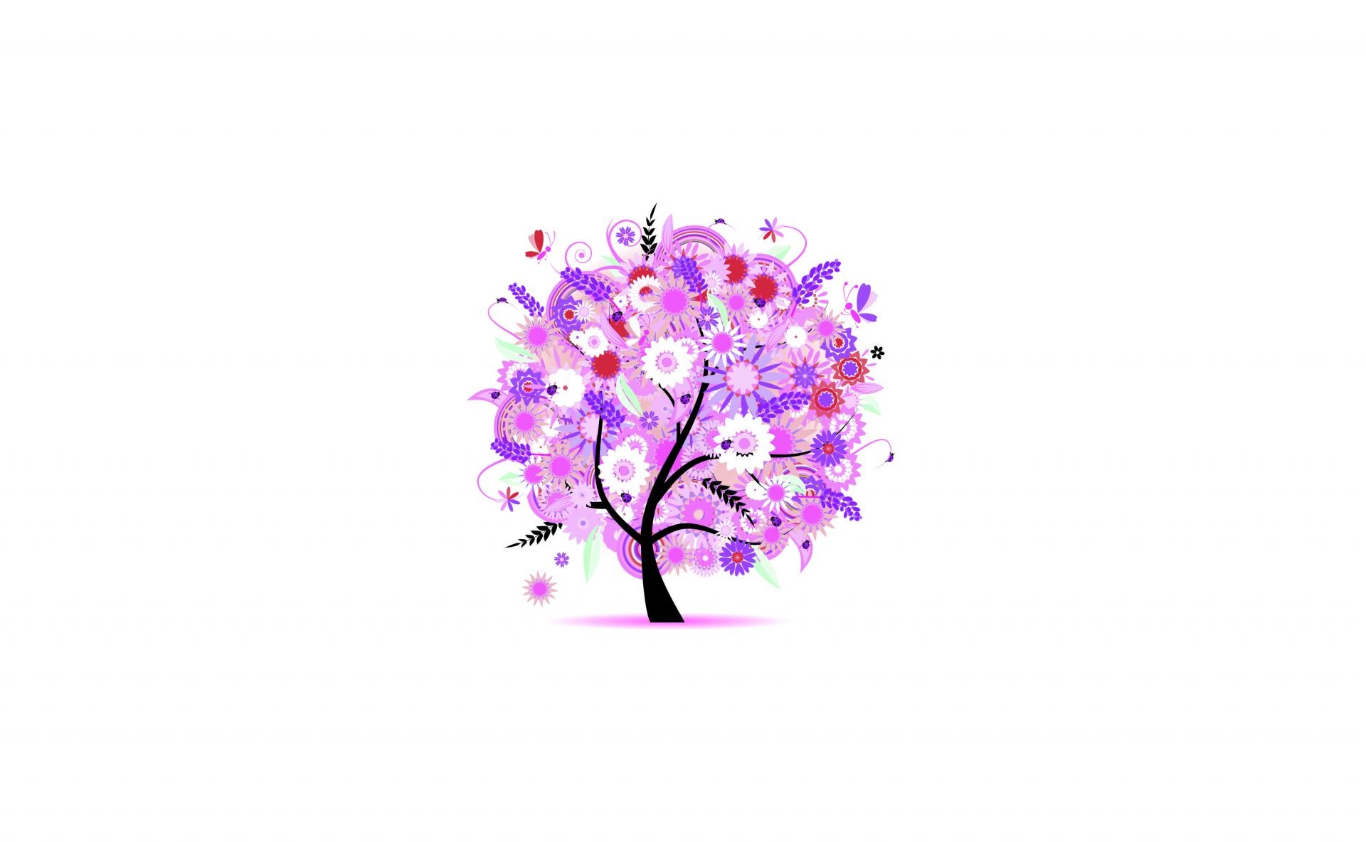 minimalismo illustrazione arte fiore flora desktop floreale colore design struttura decorazione vettore astratto natura