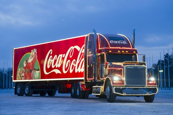 Christmas truck coca-cola christmas truck freightli