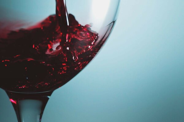 Verre de vin gros plan