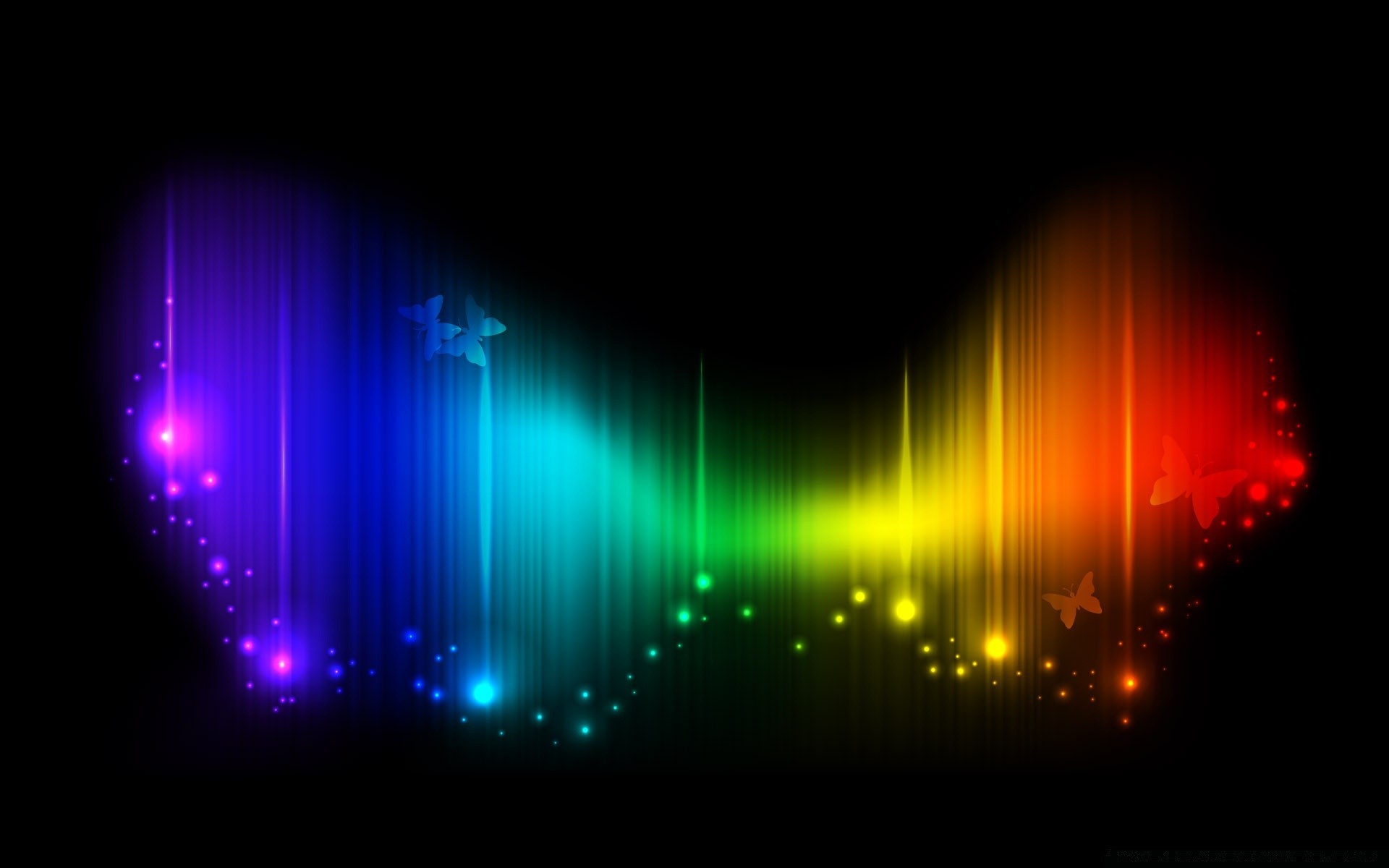 couleurs vives lumineux sombre brille