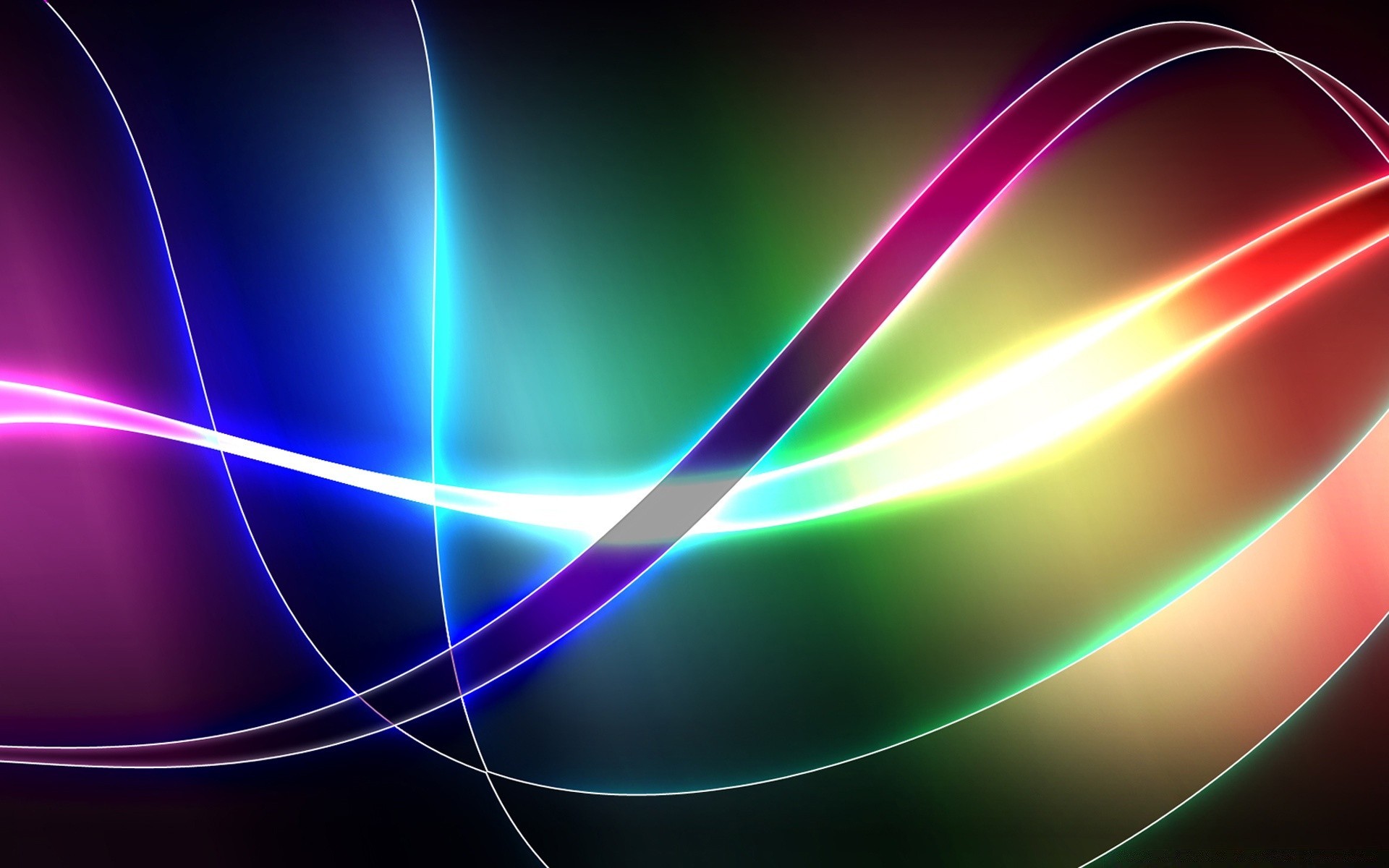 colori vivaci astratto luce design luminoso carta da parati illustrazione arte futuristico grafica frattale dinamico colore fantasia movimento artistico splende sfocatura curva desktop arcobaleno