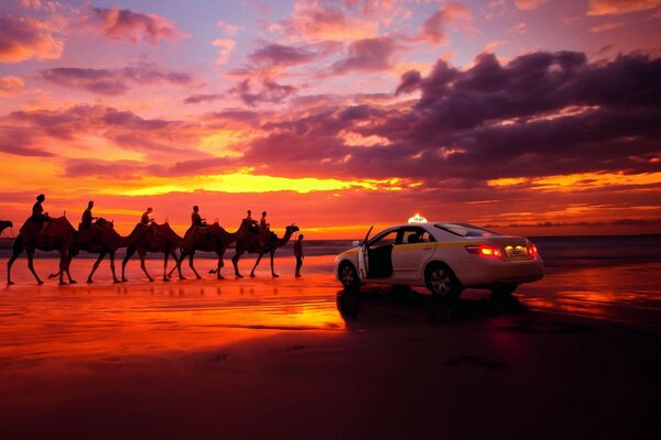Bellissimo tramonto, viaggio al crepuscolo