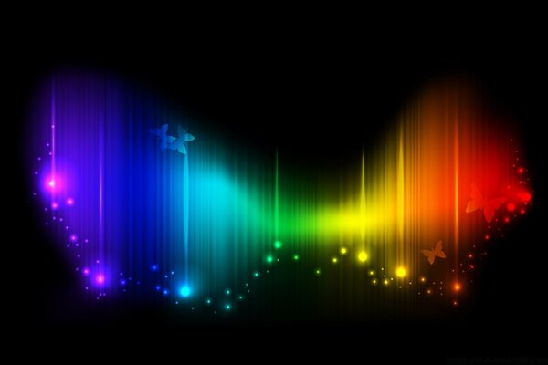 Reproductor de música de onda de sonido de color