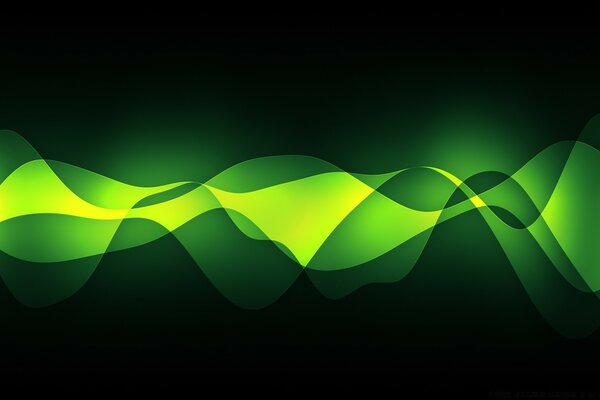 Design gráfico em tons de verde