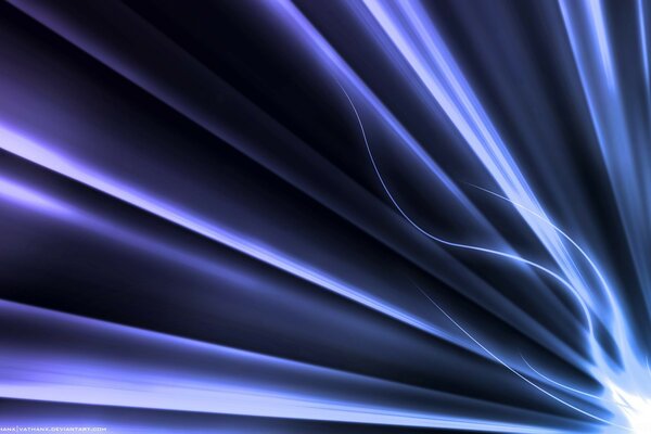 Abstrakte Linien in lila Farbe
