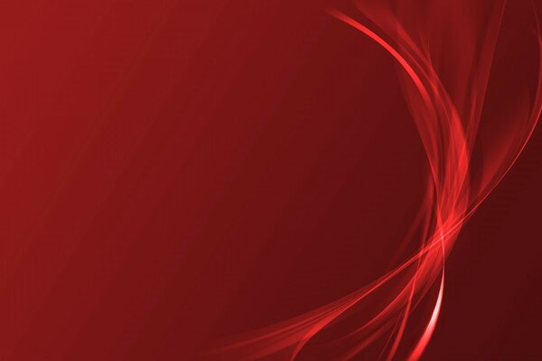 Linhas entrelaçadas vermelhas claras em um fundo vermelho escuro