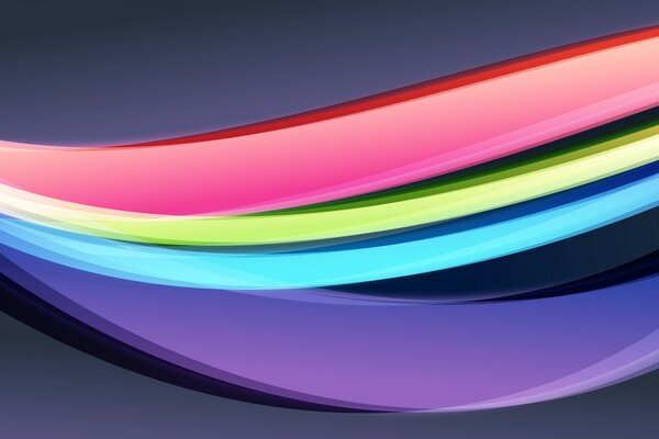 Colores brillantes líneas multicolores