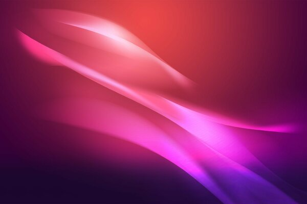 Linhas rosa brilhantes na arte