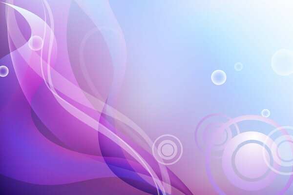 Design viola sul desktop