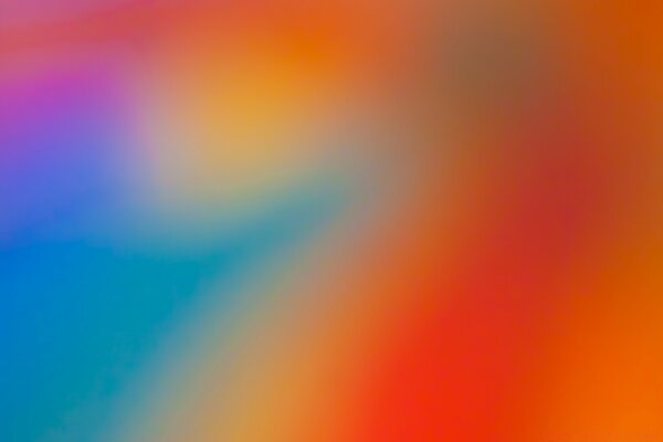 Tintas enevoadas em cores vivas