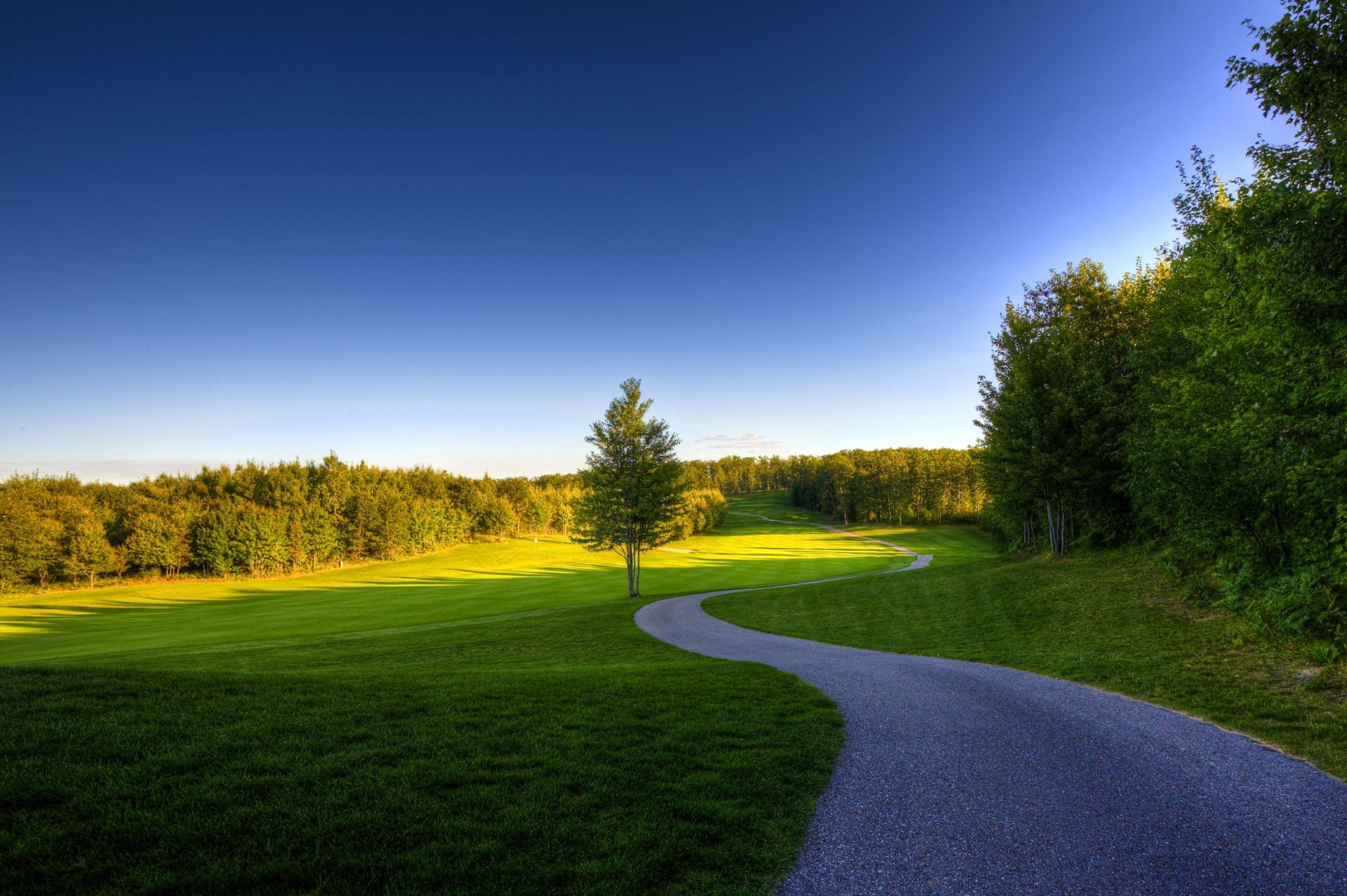 campos prados y valles hierba paisaje camino árbol al aire libre golf naturaleza campo cielo guía heno