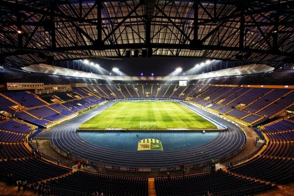 Stadion Fußball Finale Licht