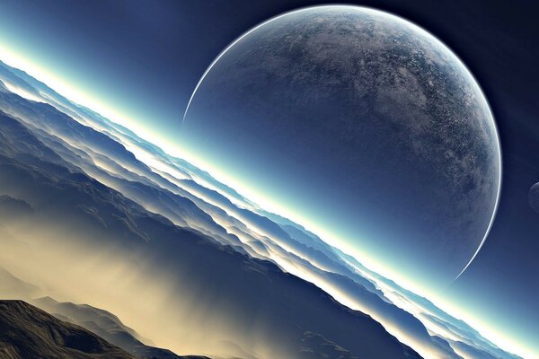 Planet Space Wallpaper mit Raum und Planeten