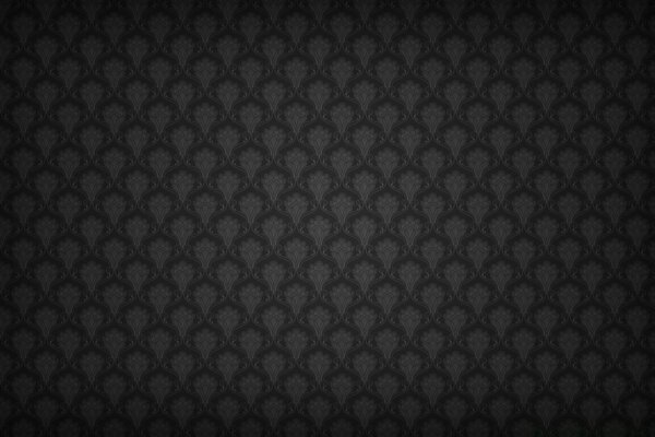 Black wallpaper with graphic pattern