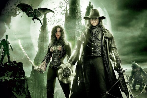 Van helsing кейт бекинсейл ван хельсинг хью джекман