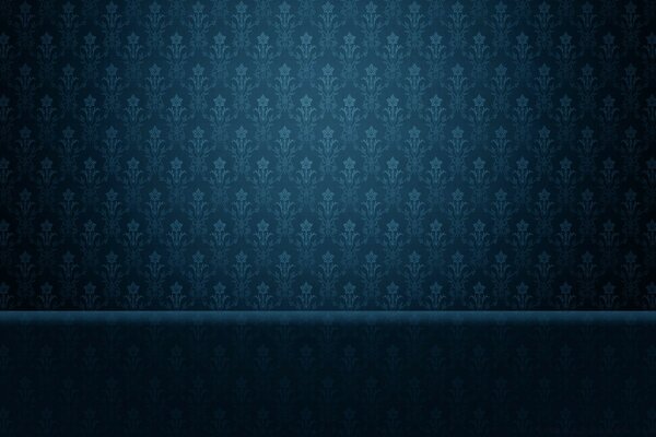 Dark wallpaper with deep sea color