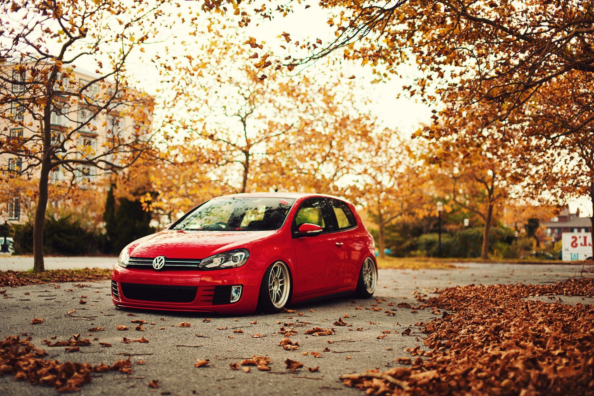 tuning árbol coche carretera otoño al aire libre coche acera parque paisaje