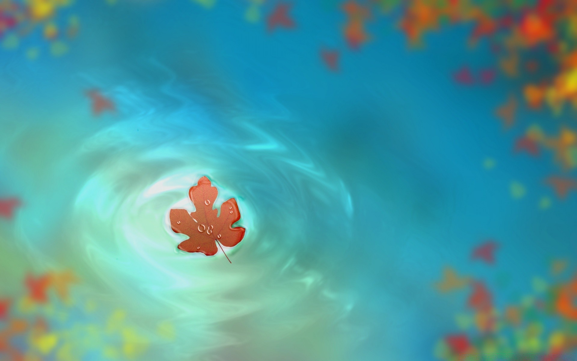 vector art blur flower abstract nature summer desktop bright color water