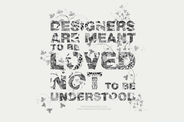 Designer vector graphics with text