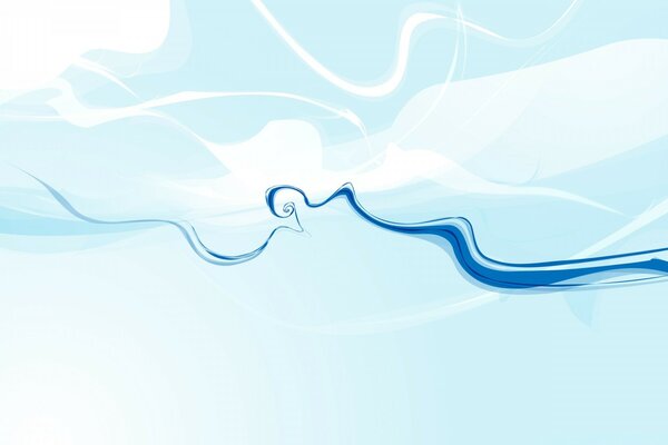 Vector graphics with waves